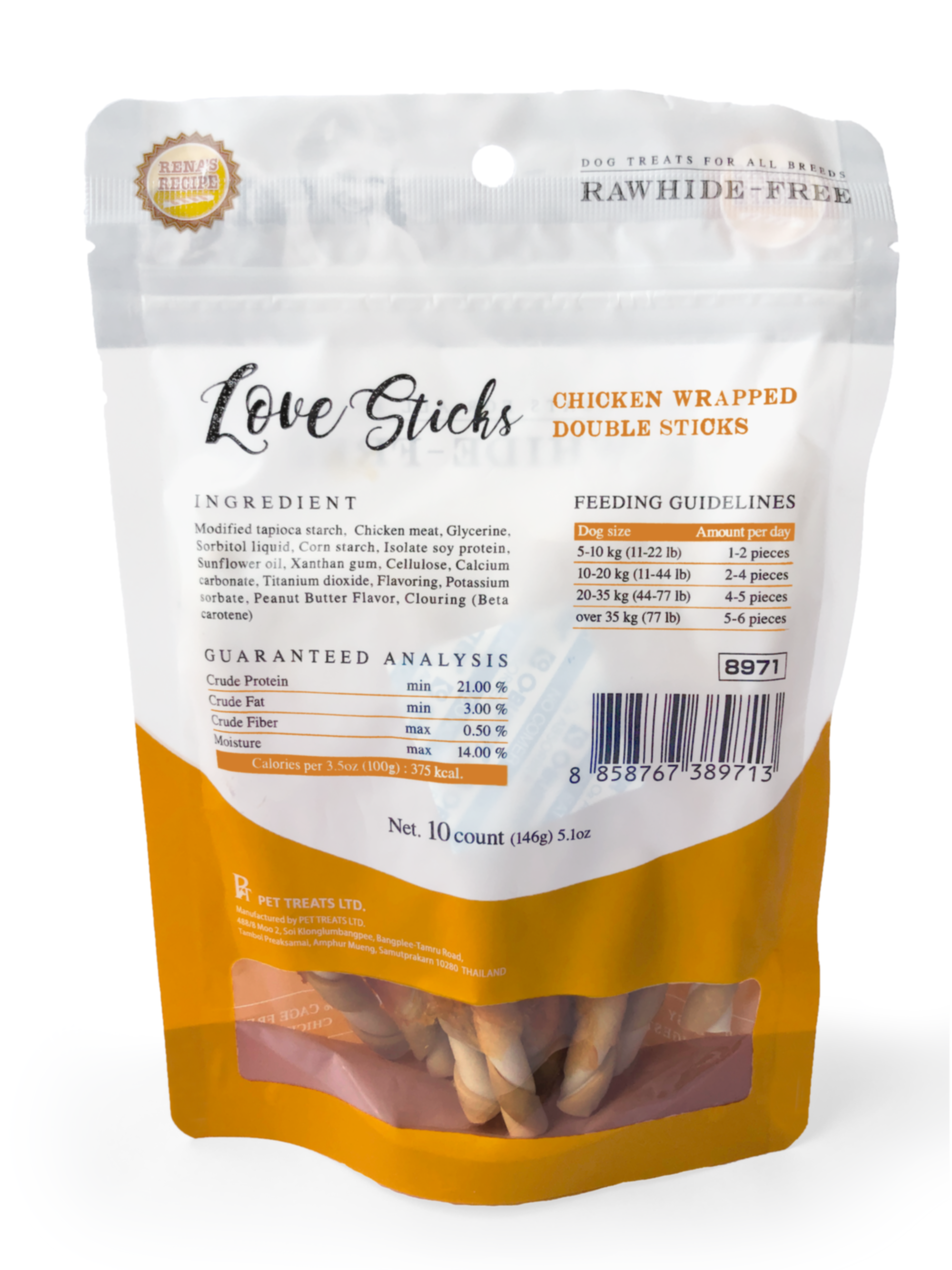 Rena's Recipe Love Sticks (10 Count)(3 packs)